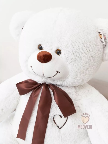 Медведь плюшевый большой 140 см белый