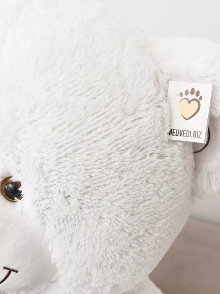 Медведь плюшевый большой 140 см белый