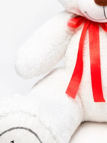 Большой плюшевый медведь 200 см белый